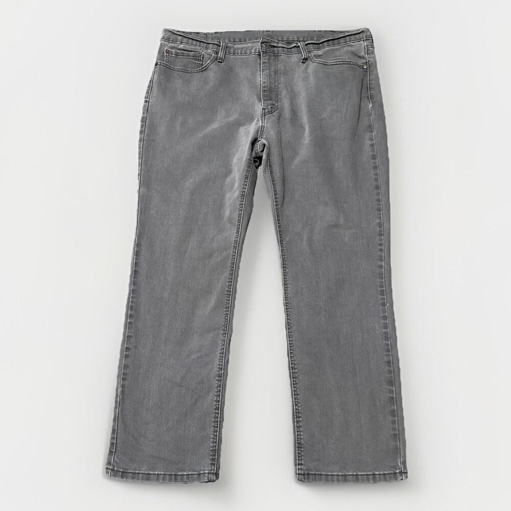 Levi’s 541 Mens Size‎ 44x32 Gray Denim Slim Fit Actual 42x29